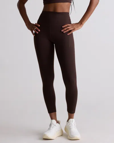Quince Women's Power-up High-rise Training Pocket Legging In Espresso