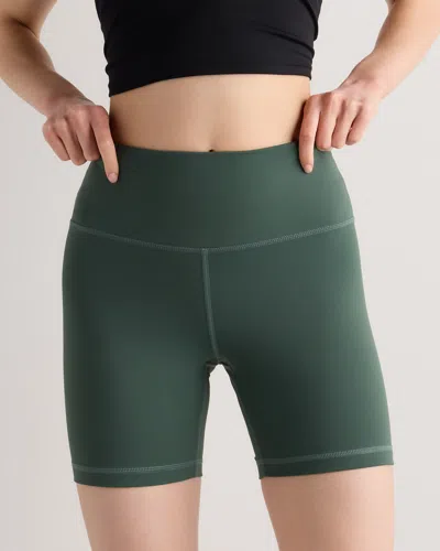 Quince Women's Power-up High-rise Training Shorts In Green
