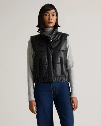 Quince Women's Puffer Vest In Black