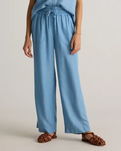Quince Women's Pull-on Tencel Chambray Pants In Light Indigo