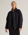 Quince Women's Quilted Knit Jacket In Black