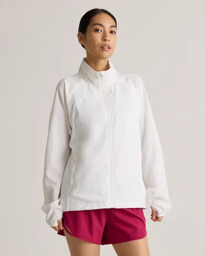Quince Women's Race Day Full-zip Jacket In Classic White