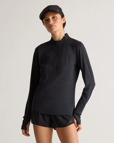Quince Women's Race Day Half-zip Pullover In Black