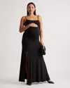 Quince Women's Recycled Knit Maternity Maxi Dress In Black