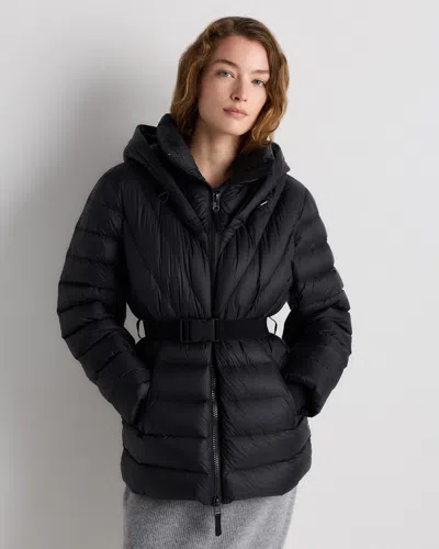 Quince Women's Responsible Down Belted Puffer Coat In Black
