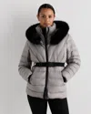 Quince Women's Responsible Down Belted Puffer Coat In Gray
