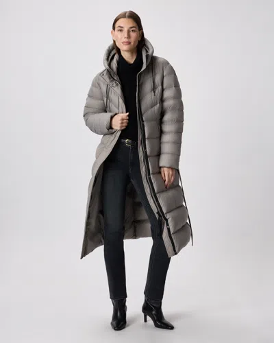 Quince Women's Responsible Down Belted Puffer Maxi Coat