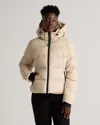 Quince Women's Responsible Down Cinch Waist Puffer Jacket In Oatmilk