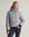Quince Women's Responsible Down Cropped Puffer Jacket In Feather Grey