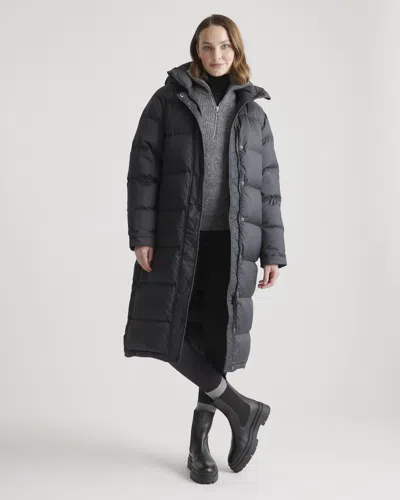 Quince Women's Responsible Down Long Puffer Jacket In Black