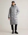 Quince Women's Responsible Down Long Puffer Jacket In Feather Grey