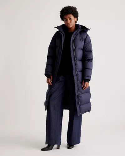 Quince Women's Responsible Down Long Puffer Jacket In Navy