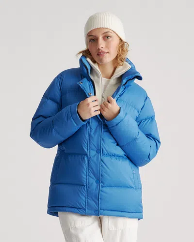 Quince Women's Responsible Down Puffer Jacket In Blue