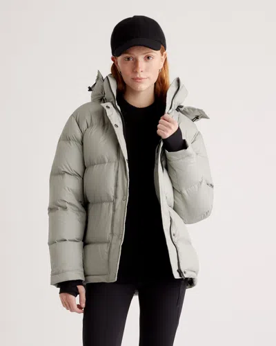 Quince Women's Responsible Down Puffer Jacket In Seagrass Green