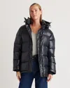 Quince Women's Responsible Down Puffer Jacket In Shiny Black