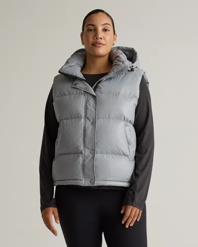 Quince Women's Responsible Down Puffer Vest In Feather Grey