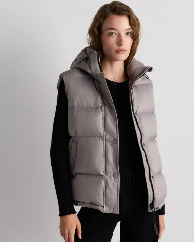 Quince Women's Responsible Down Puffer Vest In Gray