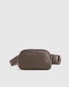 Quince Women's Revive Nylon Belt Bag In Ash Grey