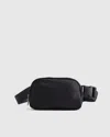 Quince Women's Revive Nylon Belt Bag In Black