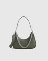 Quince Women's Revive Nylon Convertible Crossbody Shoulder Bag In Olive