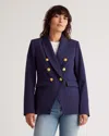 QUINCE WOMEN'S SCUBA CAPTAIN'S CONVERTIBLE BLAZER