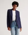 QUINCE WOMEN'S SCUBA SINGLE BREASTED CONVERTIBLE BLAZER