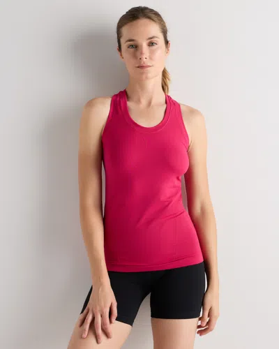 Quince Women's Seamless Racerback Tank Top In Pink