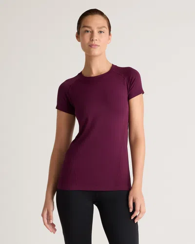 Quince Women's Seamless T-shirt In Plum