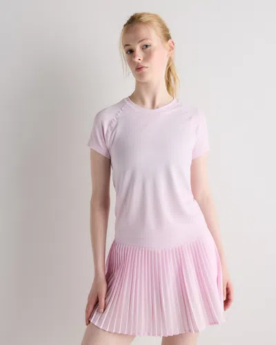 Quince Women's Seamless Waist-length T-shirt In Pink