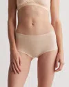 Quince Women's Second Skin Boyshort In Beige