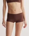 Quince Women's Second Skin Boyshort In Cocoa