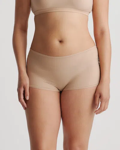 Quince Women's Second Skin Boyshort In Sand