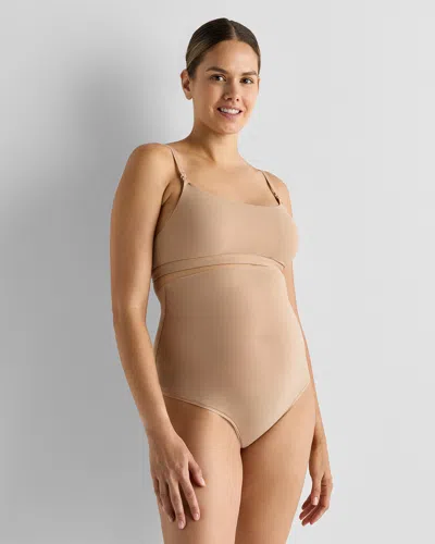 Quince Women's Second Skin Nursing Scoop Bralette In Sand