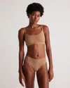 Quince Women's Second Skin Scoop Neck Bralette In Mocha