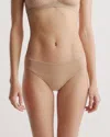 Quince Women's Second Skin Thong In Sand