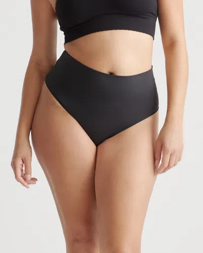 Quince Women's Shaping High-waisted Thong In Black