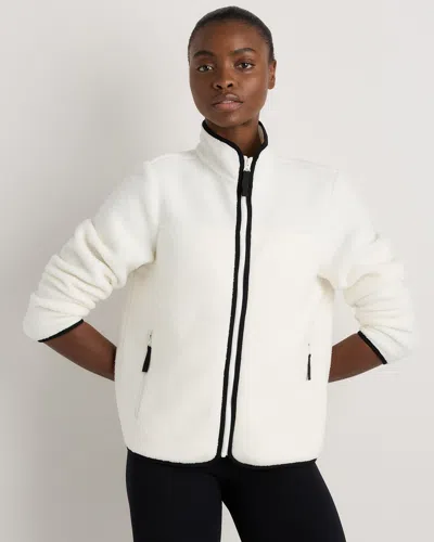 Quince Women's Sherpa Full-zip Jacket In Multi