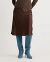 Quince Women's Skirt In Hot Fudge