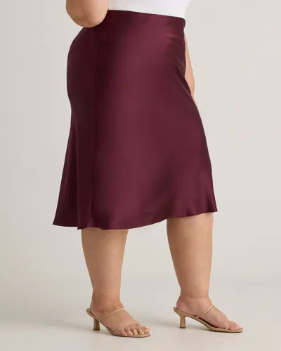 Quince Women's Skirt In Wine Tasting Red