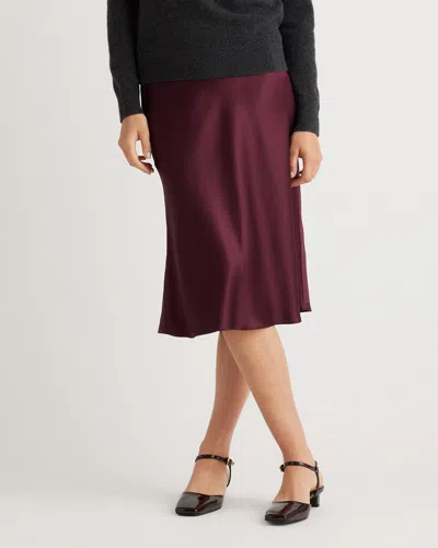 Quince Women's Skirt In Wine Tasting Red