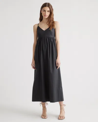 Quince Women's Sleeveless Maxi Dress In Black