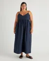 Quince Women's Sleeveless Maxi Dress In Navy
