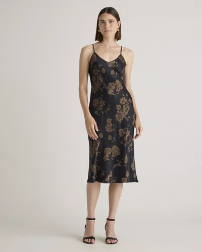 Quince Women's Slip Dress In Caper Eclipse