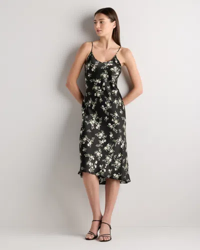 Quince Women's Slip Dress In Green