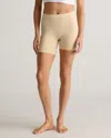Quince Women's Smooth Stride Cooling Slip Short In Beige