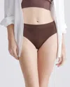 Quince Women's Smoothing Comfort High-waisted Brief In Cocoa
