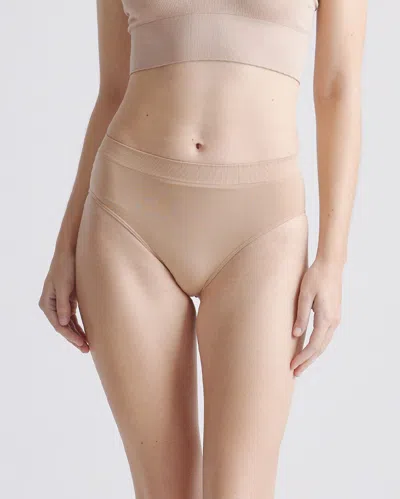 Quince Women's Smoothing Comfort High-waisted Brief In Sand