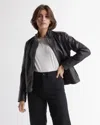 Quince Women's Stand-collar Jacket In Black