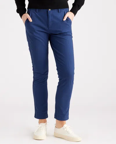 Quince Women's Stretch Cotton Twill Girlfriend Chino Pants In Navy