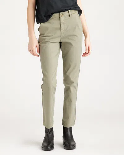Quince Women's Stretch Cotton Twill Girlfriend Chino Pants In Olive